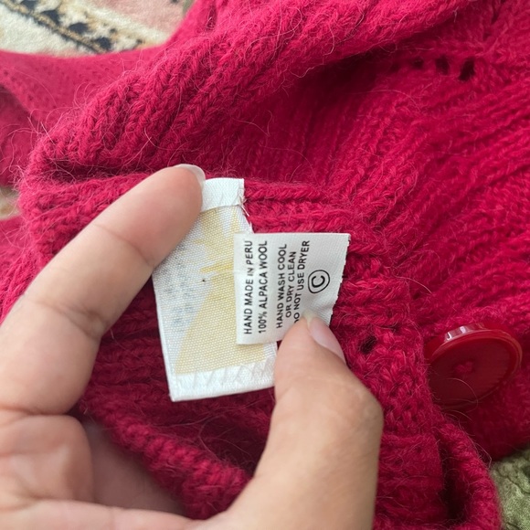 Artesanias Pachamama Hand Made 100% Alpaca Wool Size S/m - Picture 6 of 6